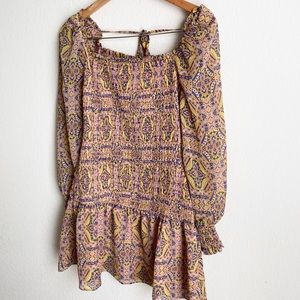 Moon River Paisley Dress NWT Sz XS